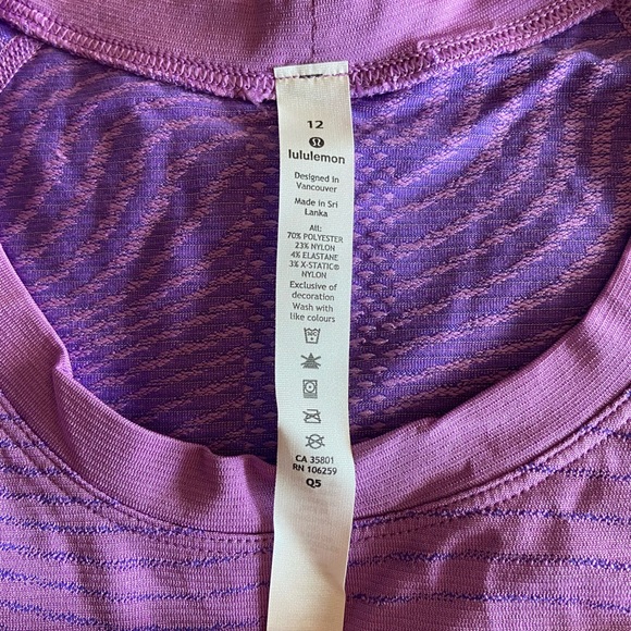 Lululemon Seawheeze Speed Short Sleeve - Picture 5 of 5